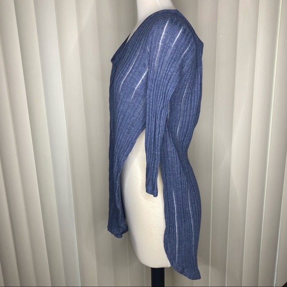 Free People Astoria Side Spilt Open keyhole Back Top Tunic Size S - Picture 4 of 10